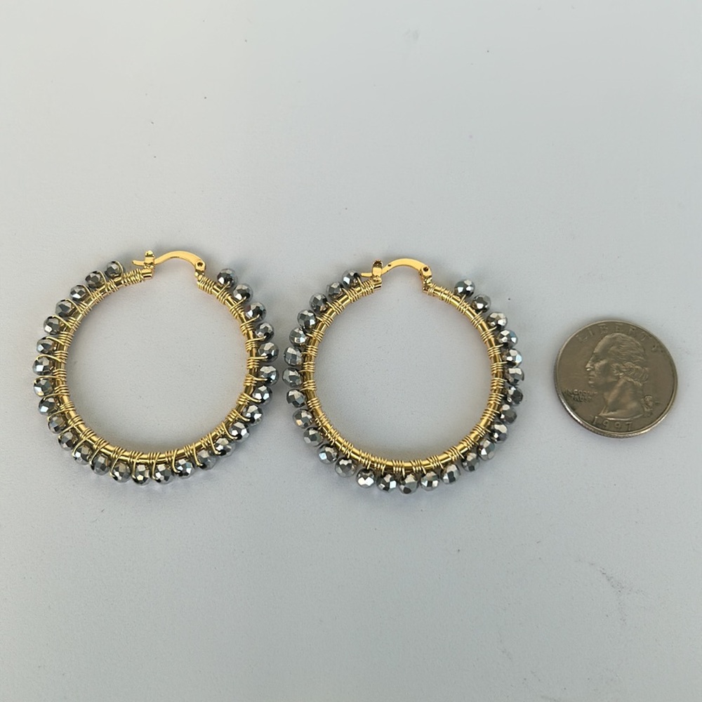 Two Tone Hoops - Picture 3 of 3